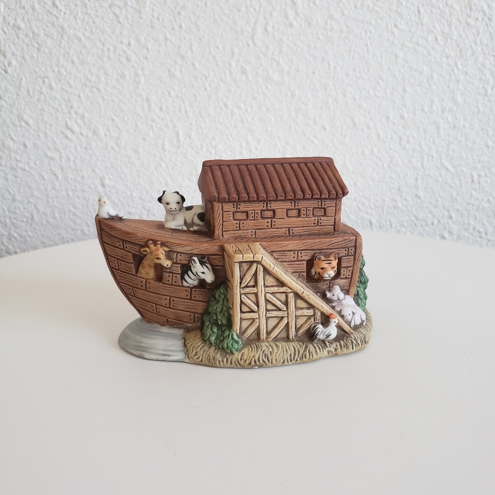 Homco 1474 Ceramic Detailed Noah's Ark Porcelain Decor - Picture 8 of 16